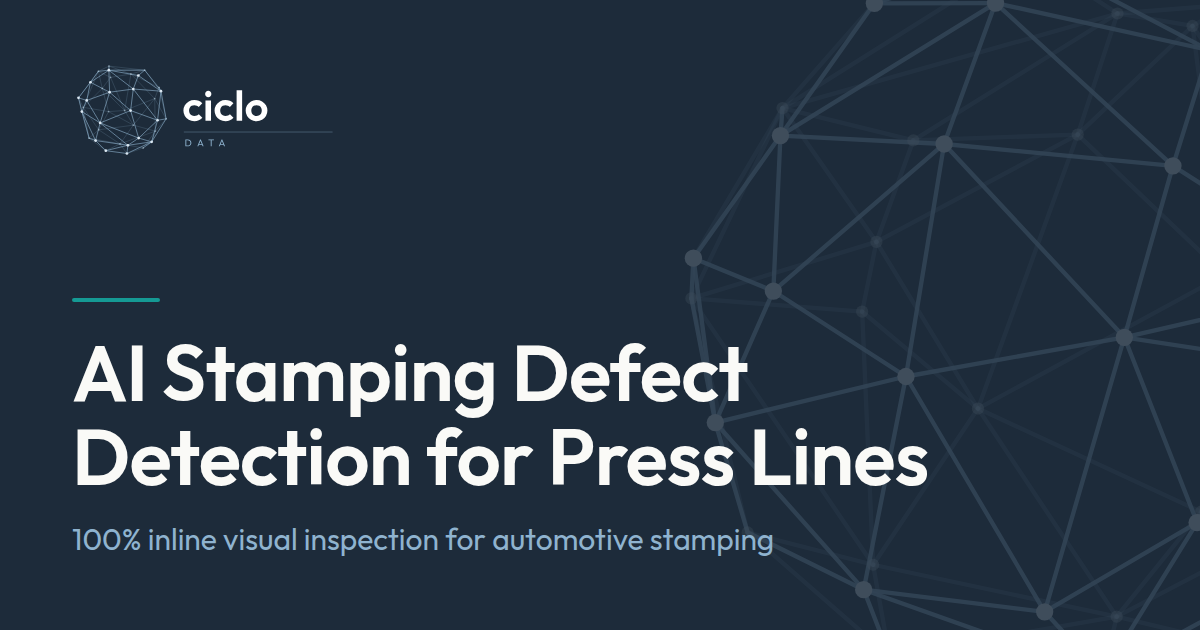 AI Defect Detection for Metal Stamping | Press OS